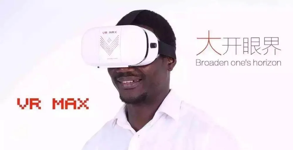 VR headset version 5 with remote and transparent glass