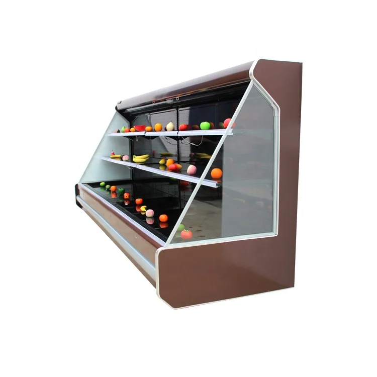 Custom Supermarket Refrigeration Equipment Vegetable Refrigerator Fruit Storage Frozen Food Display Freezer Display Cooler LFG-D