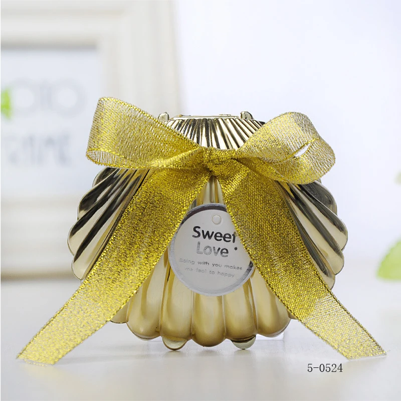 
 Свадебные подарки в форме ракушки, пластиковая коробка для свадебных конфет, свадебные принадлежности  