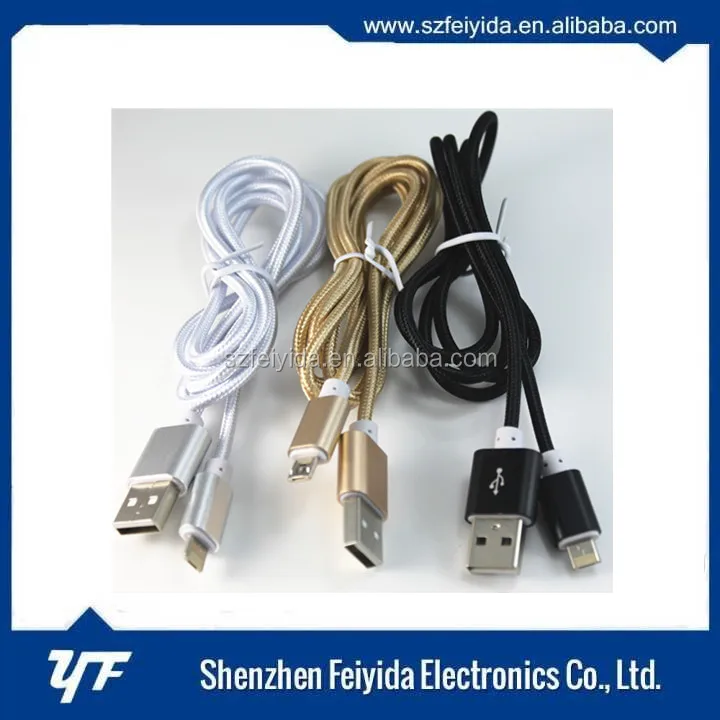 Мобильные Телефоны, Аксессуары Плетеный 2 in1 Micro Usb Кабель для Передачи Данных для iphone5