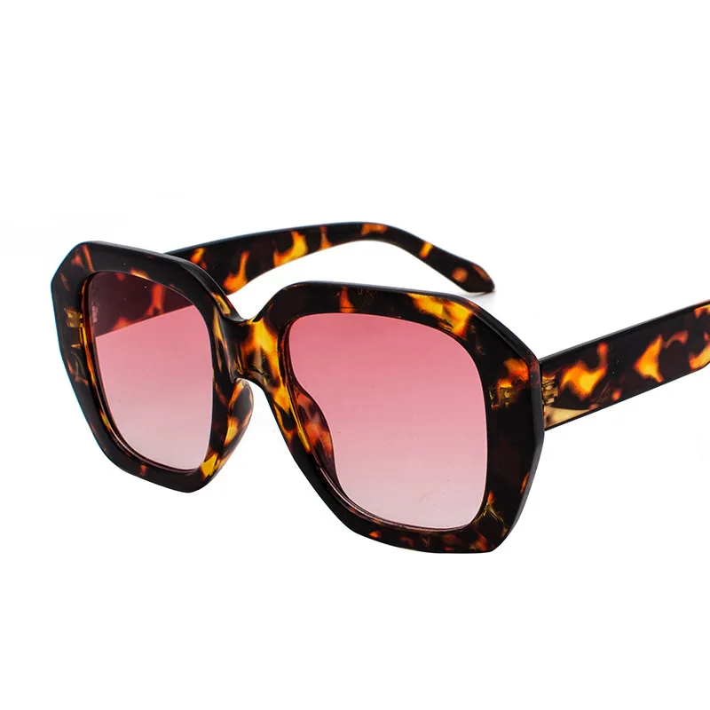 China factory wholesale new plastic big sun glasses unisex custom shades trendy oversized polygon fashion sunglasses women men