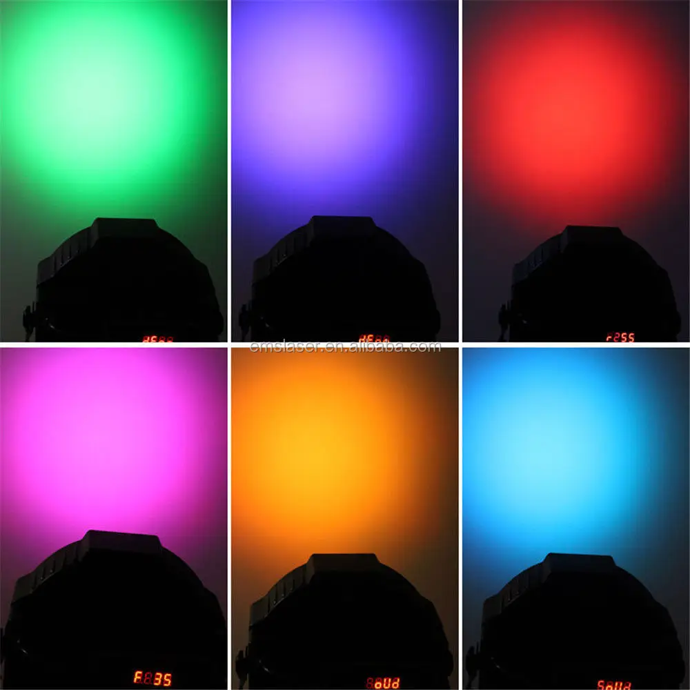 
Hot Sale RGBW 18*0.5W LED Par Stage Projector Light with DMX512 Control 