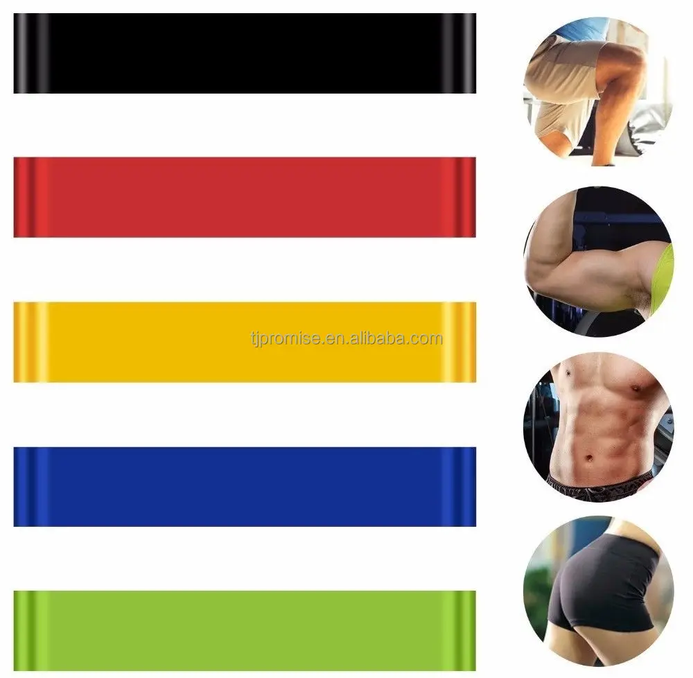 Core Slider Gliding Discs and 5 Resistance Loop Bands Set With Ball Bearing Jump Rope