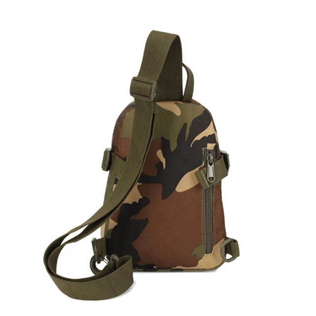 
Custom logo new design men women kids vintage army outdoor waterproof military tactical chest bag sling backpack shoulder bag 