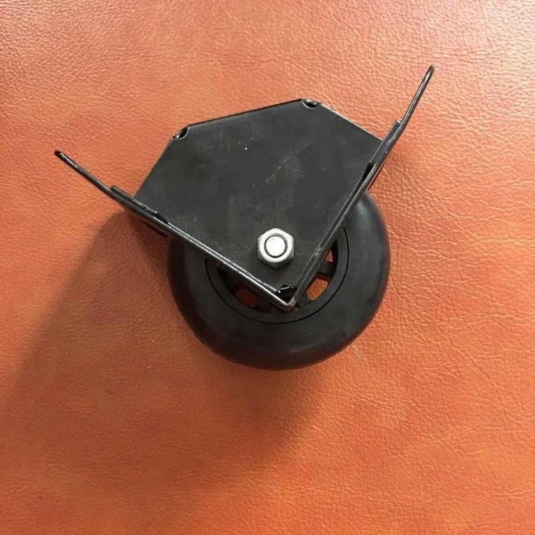 2.5' Edge Mount BLACK rolling case wheel corner casters