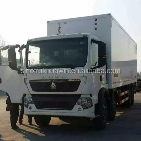 SINOTRUK HOWO 8X4 Delivery Van Prices Reefer Truck Refrigerated Van