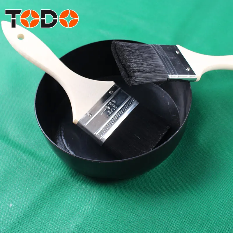 TODO disposable brush bleaching with wooden handle cheap paint brushes