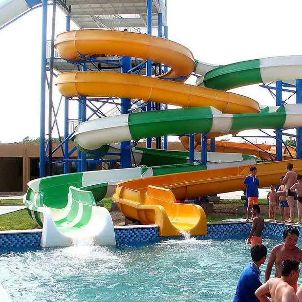 Китай заказ сочетание стекловолокна Дубай аквапарк слайд