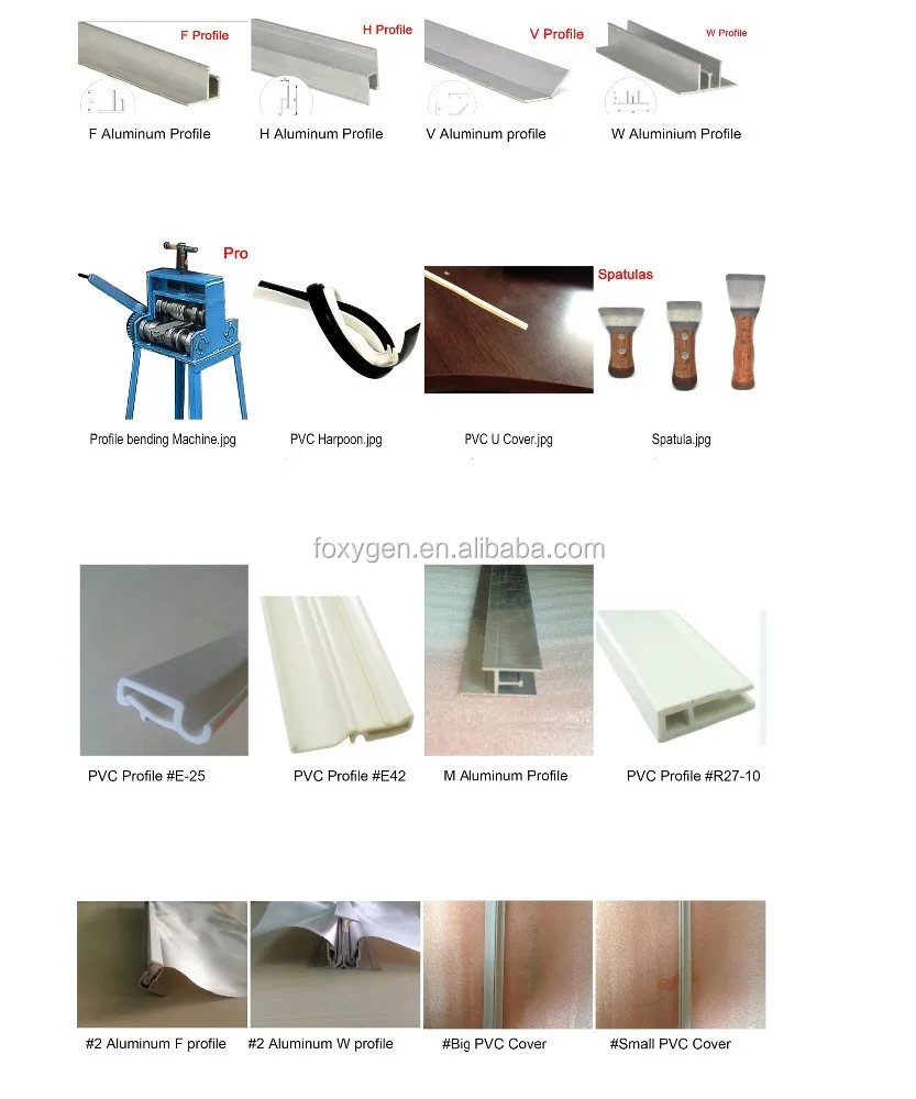 Zhejiang pvc stretch ceiling tools, stretch ceiling install tools,stretch ceiling installation tools