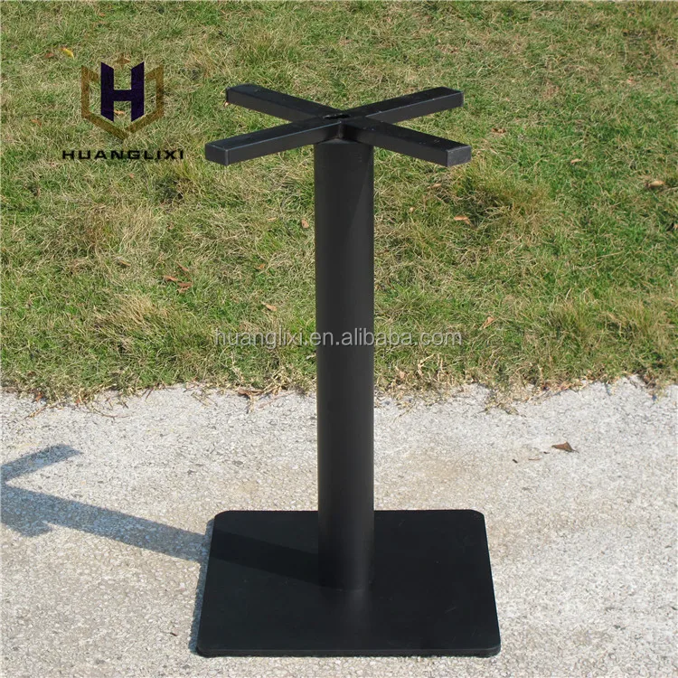 Black Square Table Base, Cast Iron Table Feet, Modern Coffee Dining Legs