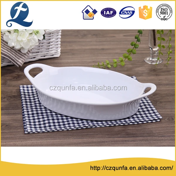 Многофункциональный четыре слоя керамики для выпечки лоток с ручкой