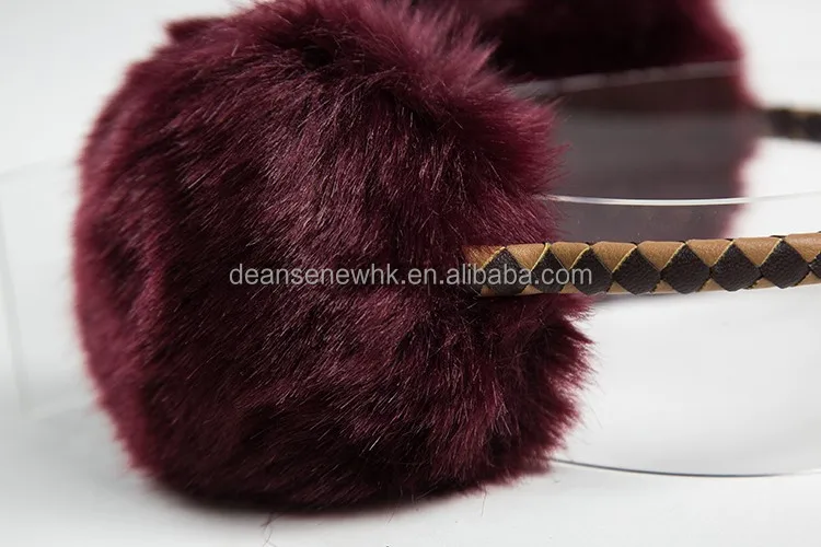 2024 New Custom Made Acrylic Fluffy Thick Fall Winter Warm Men Women Teen Multi Color Knit Earmuff With Music Speaker Headphone