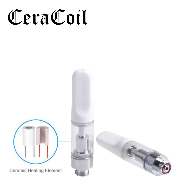 
New innovative products Glass cbd thick oil cartridge 0.5ml rechargeable cbd oil vape pen 