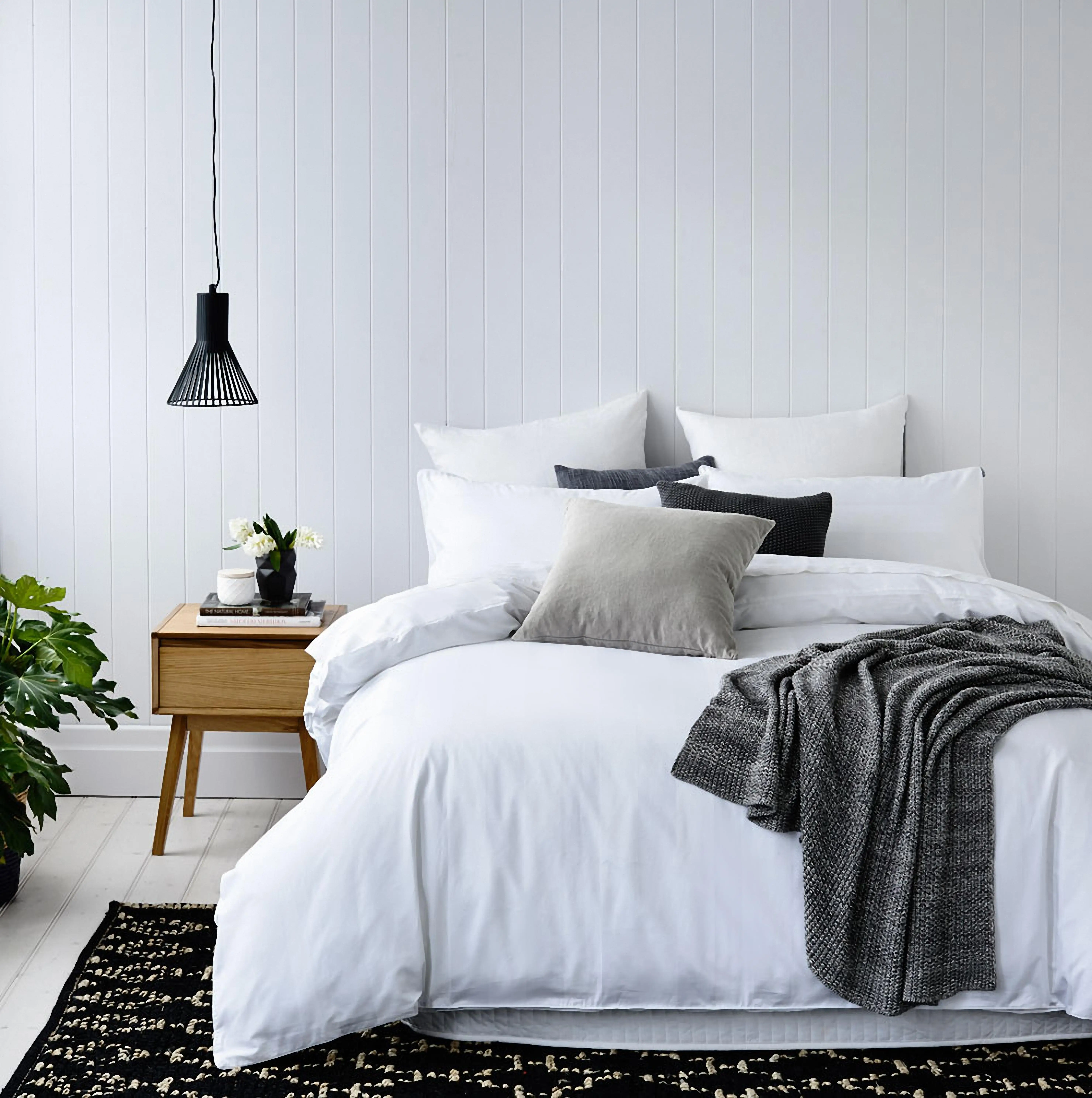 Cotton Satin 80s 400TC Plain Color Comforter Quilt USA Australia Option Adult CLASSIC Woven 60 Egyptian Cotton Printed