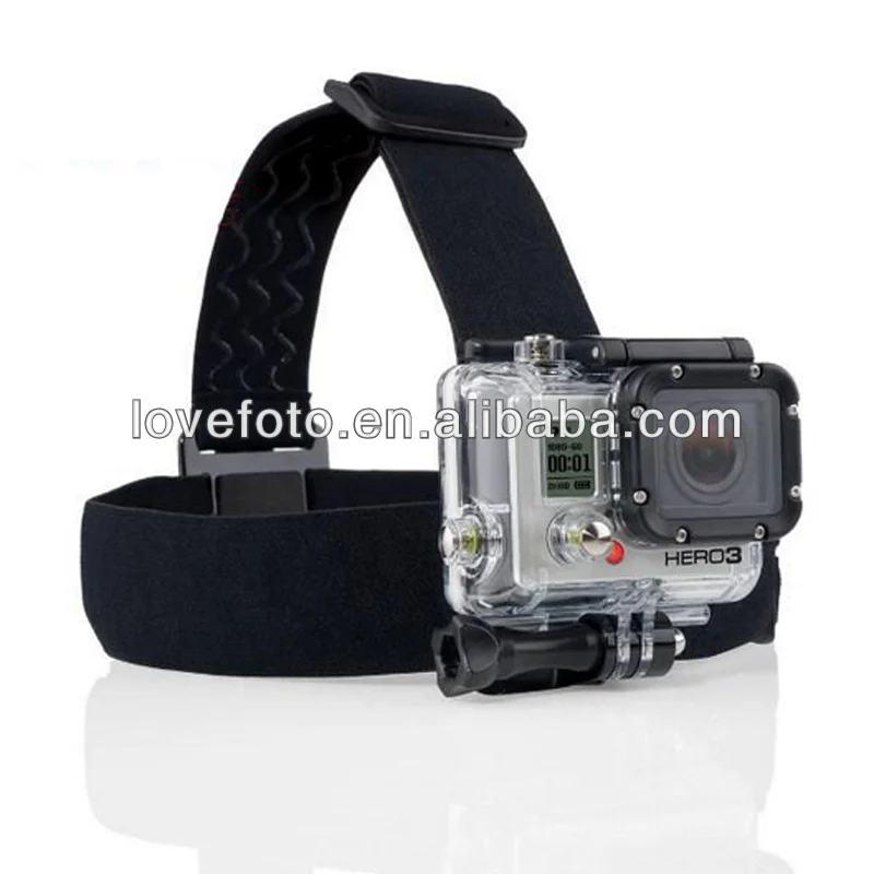 высокое качество gopro камеры аксессуары эластичным ремешком голову