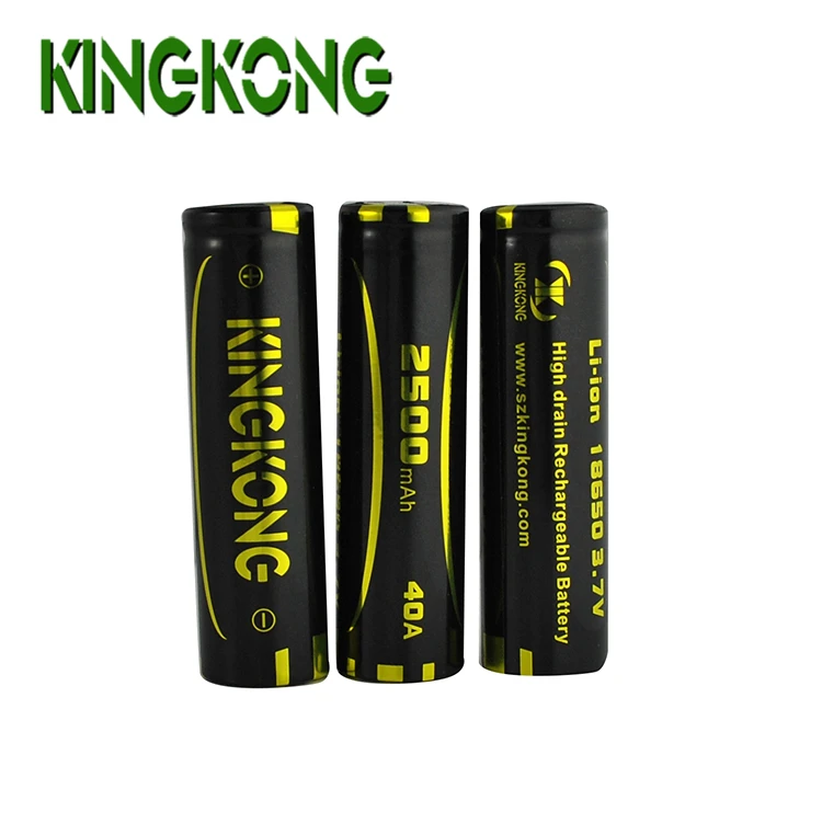Rechargeable 3.7v ICR18650 2000mAh 2200mAh 2400mAh 2600mAh 2800mAh 3000mAh 3350mAh Li-ion battery