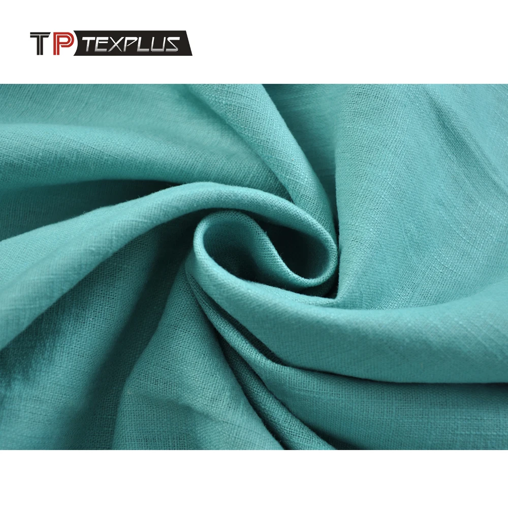 Wholesale customized colors high quality 100% linen fabric