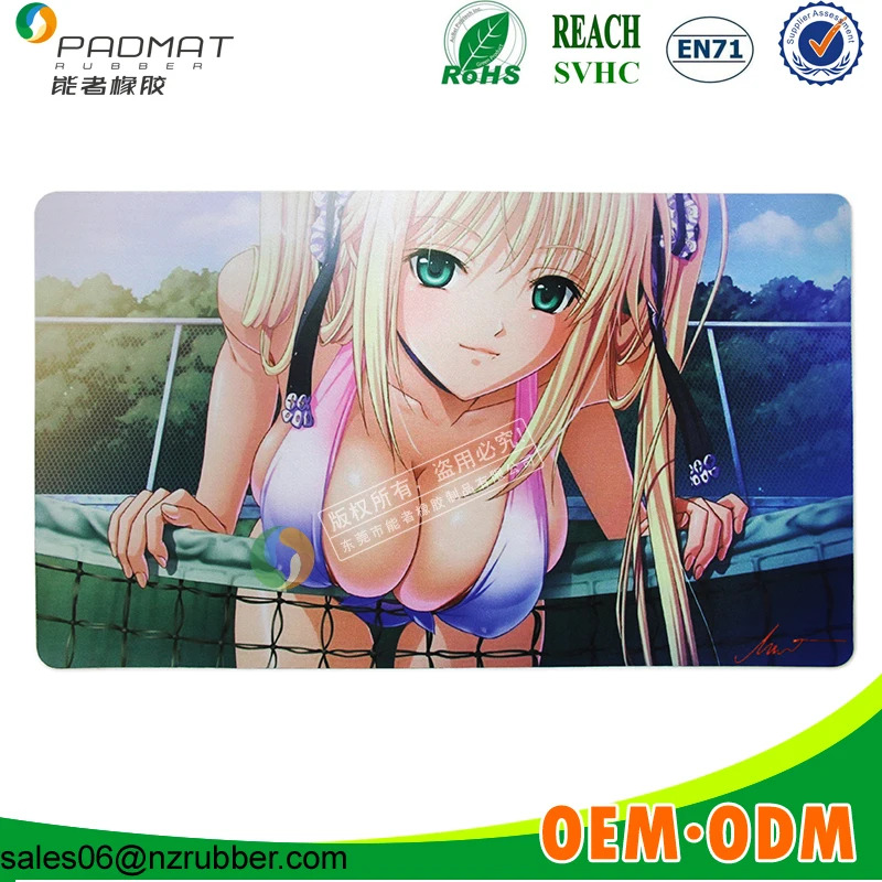 3d sexy japanese girl breast mouse pad ,anime mousepad