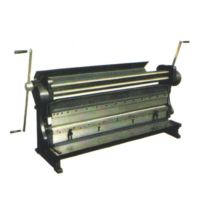 3 IN 1 Manual combination Shear Press Brake and Slip Roll Manual Shear Bend Roll Machine