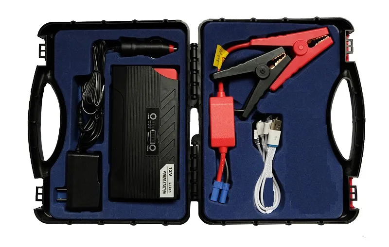 Mini car jump starter 12V  power station auto battery booster  lithium power bank