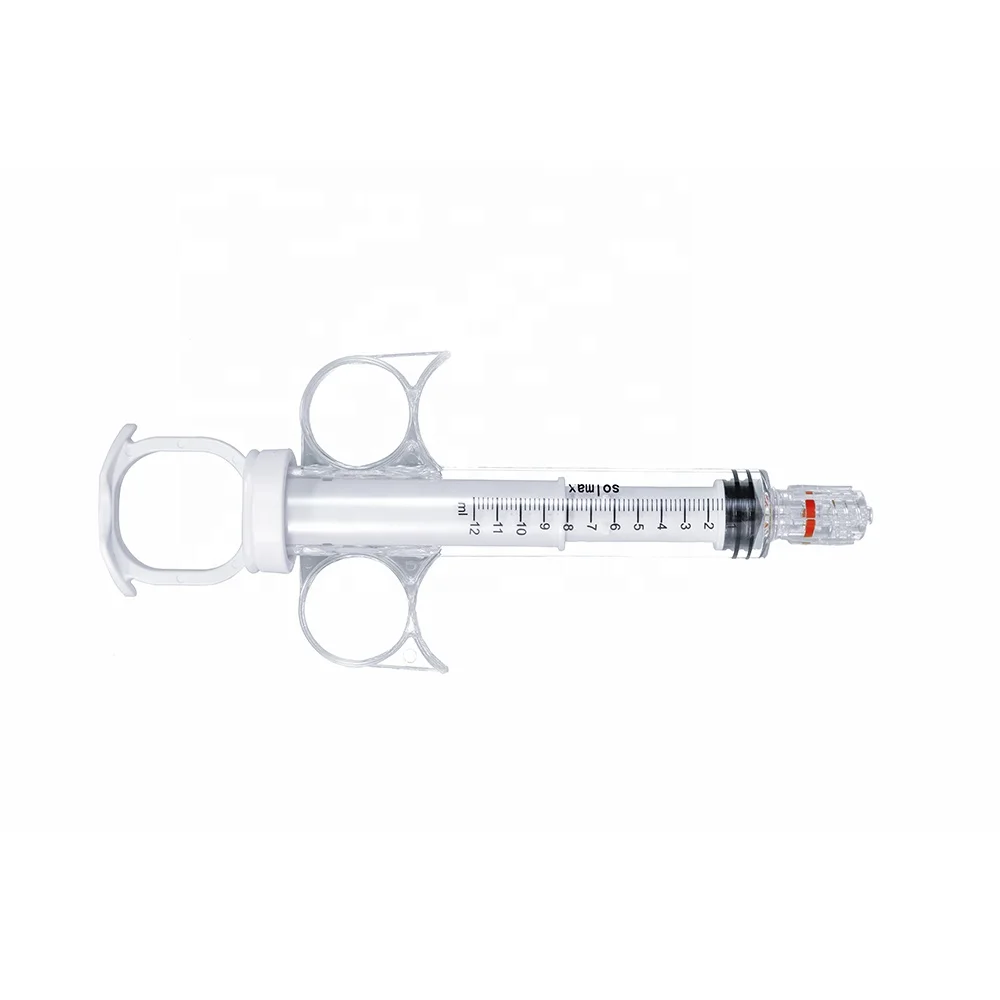 Disposable 10 ml 12 ml plastic screw luer lock syringe
