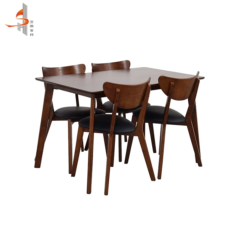 Factory supply OEM 6 seaters wooden dining buffet tables and chairs for restaurant