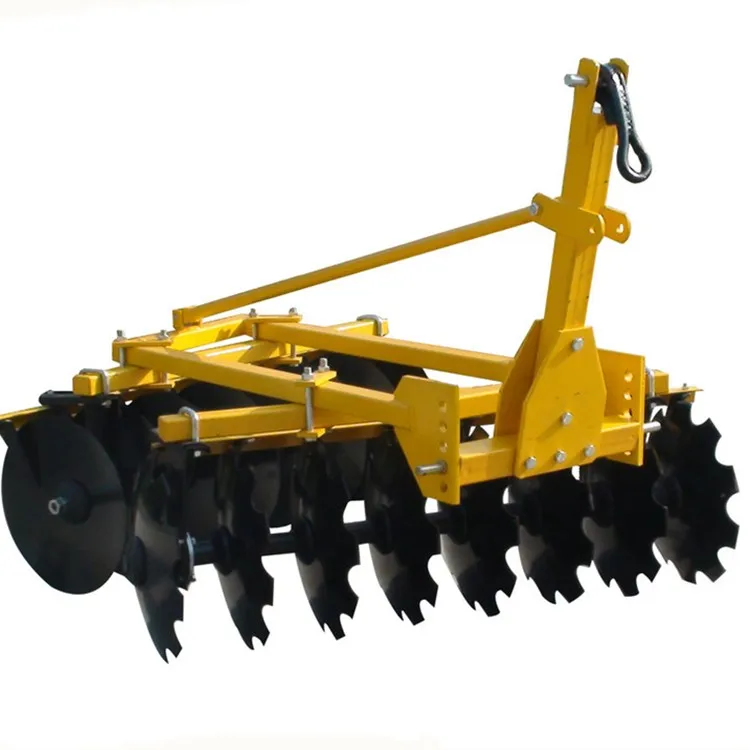 Farm machinery tractor trailed hydraulic heavy duty disc harrow for heavy clay soil waste land and weedy field