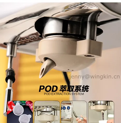 Wingkin factory 44mm ESE pod espresso coffee machine