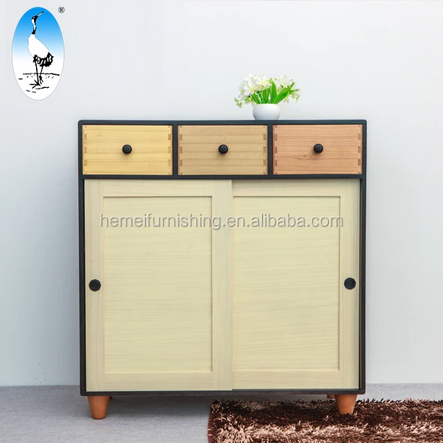 entrance paulownia wood chests of drawers