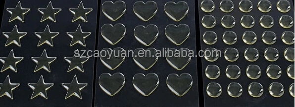 Customized Logo Printing Adhesive 3D Epoxy Resin Stickers