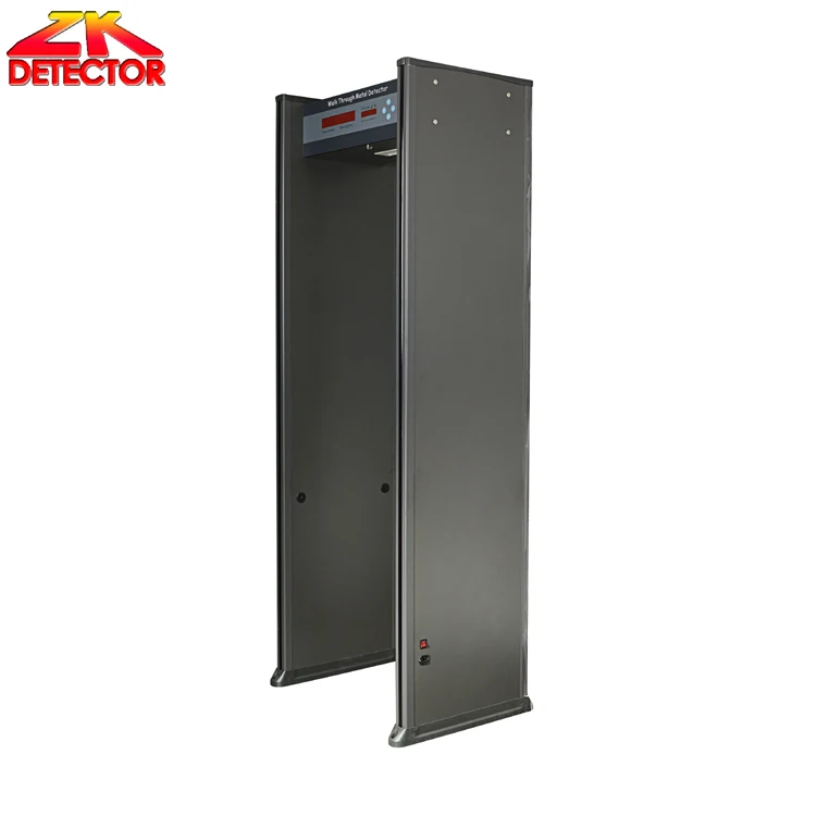 
 6 зон анти-помех Прогулка через безопасность-проверка арочные двери металлоискатель  