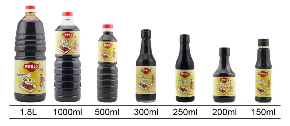 150 ml Authentic Japanese Flavor Desly Brand From Deslyfoods Or OEM Cuisine Yakitori Sauce