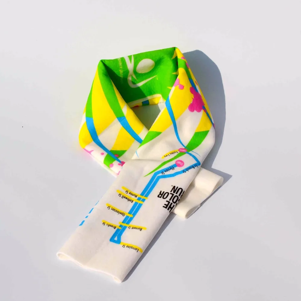 printed colorful PVA cool cooling chilly pad ice cold towel