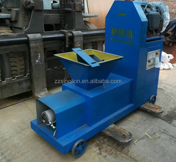 Wood chips peanut shell charcoal briquette machine for thailand