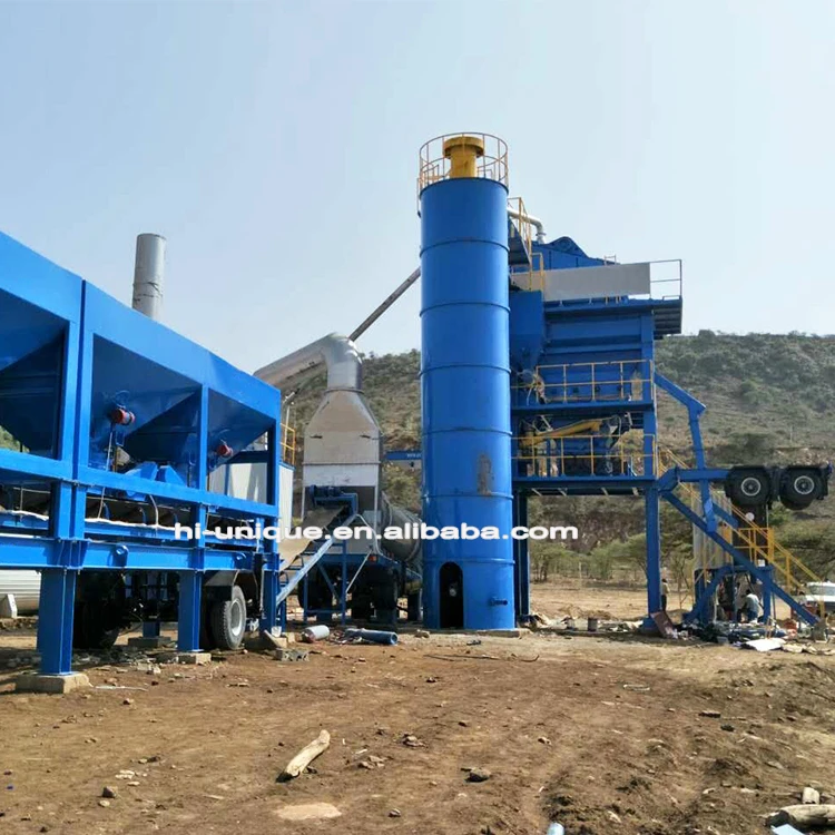 Factory Price Mini Asphalt Mixing Plant Mobile 80t for Sale
