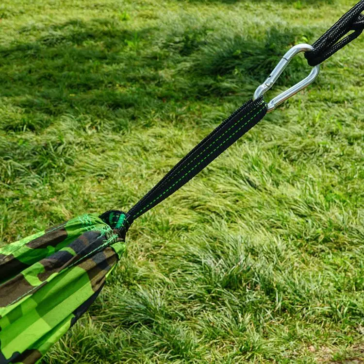 Camouflage Mosquito Net Outdoor Hammock Swing Chair Travel Bed Lightweight Parachute Fabric Double Hammock For Hiking