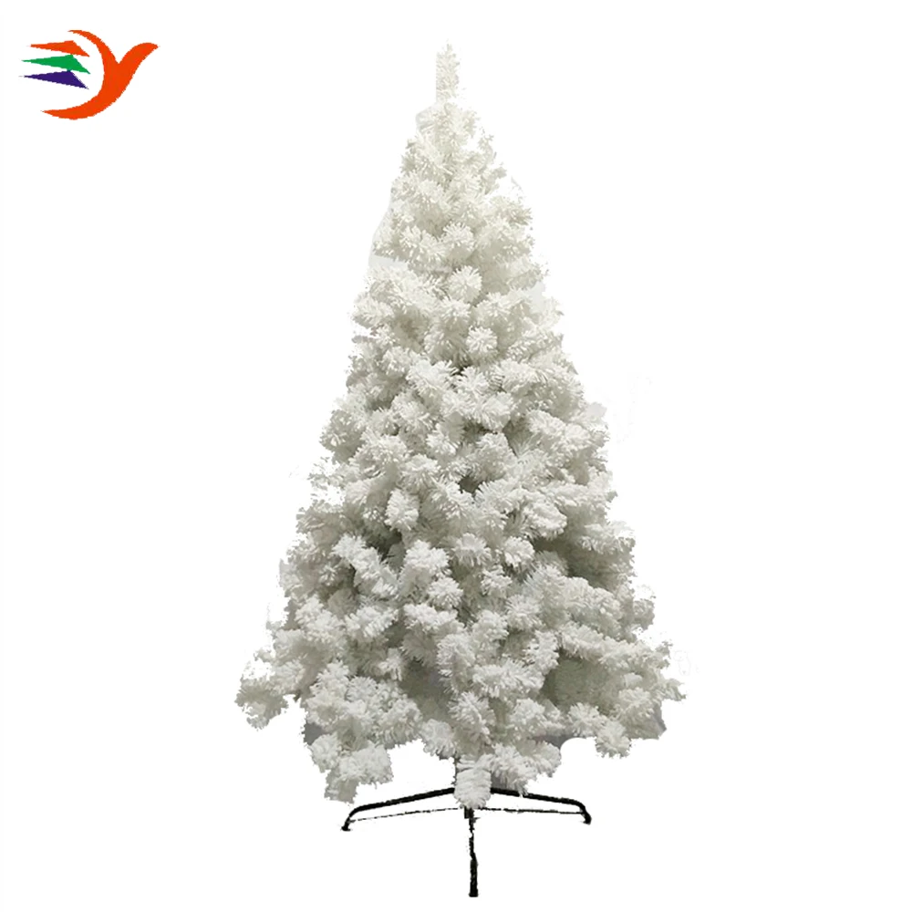 
Good quality factory wholesale cheap 1.8m snow flocking white christmas stick tree 