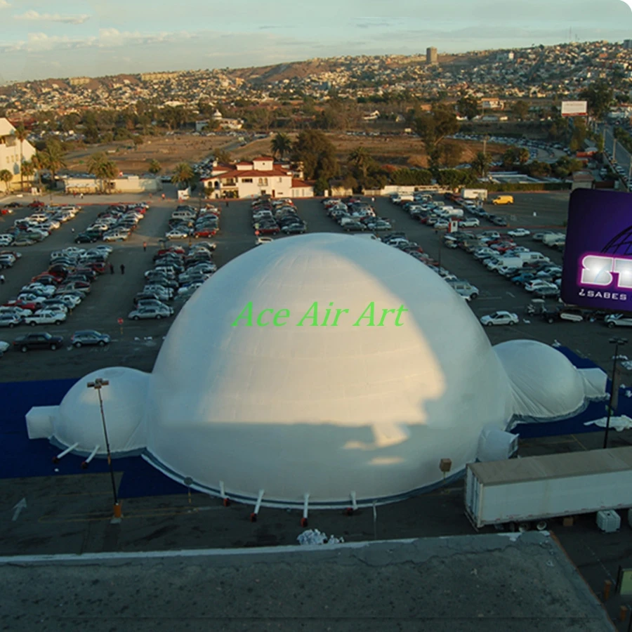 inflatable 3d holographic projection screen / inflatable planetarium dome / inflatable 360 degree screen