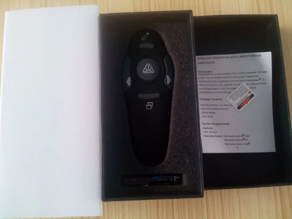 
2019 Wholesale High quality of 2.4GHz PPT Presentation Presenter with wireless mini USB click for adults for speeching 