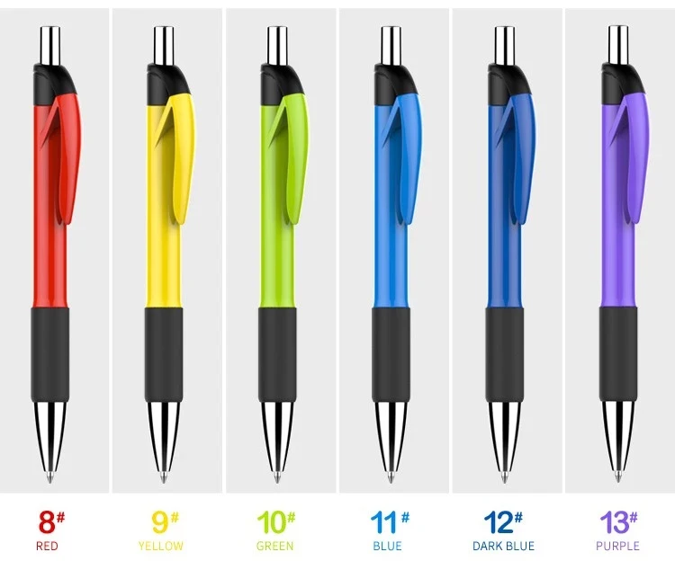 al por mayor Printed company names Advertising customized quality biro promotional pens with custom logo Printed