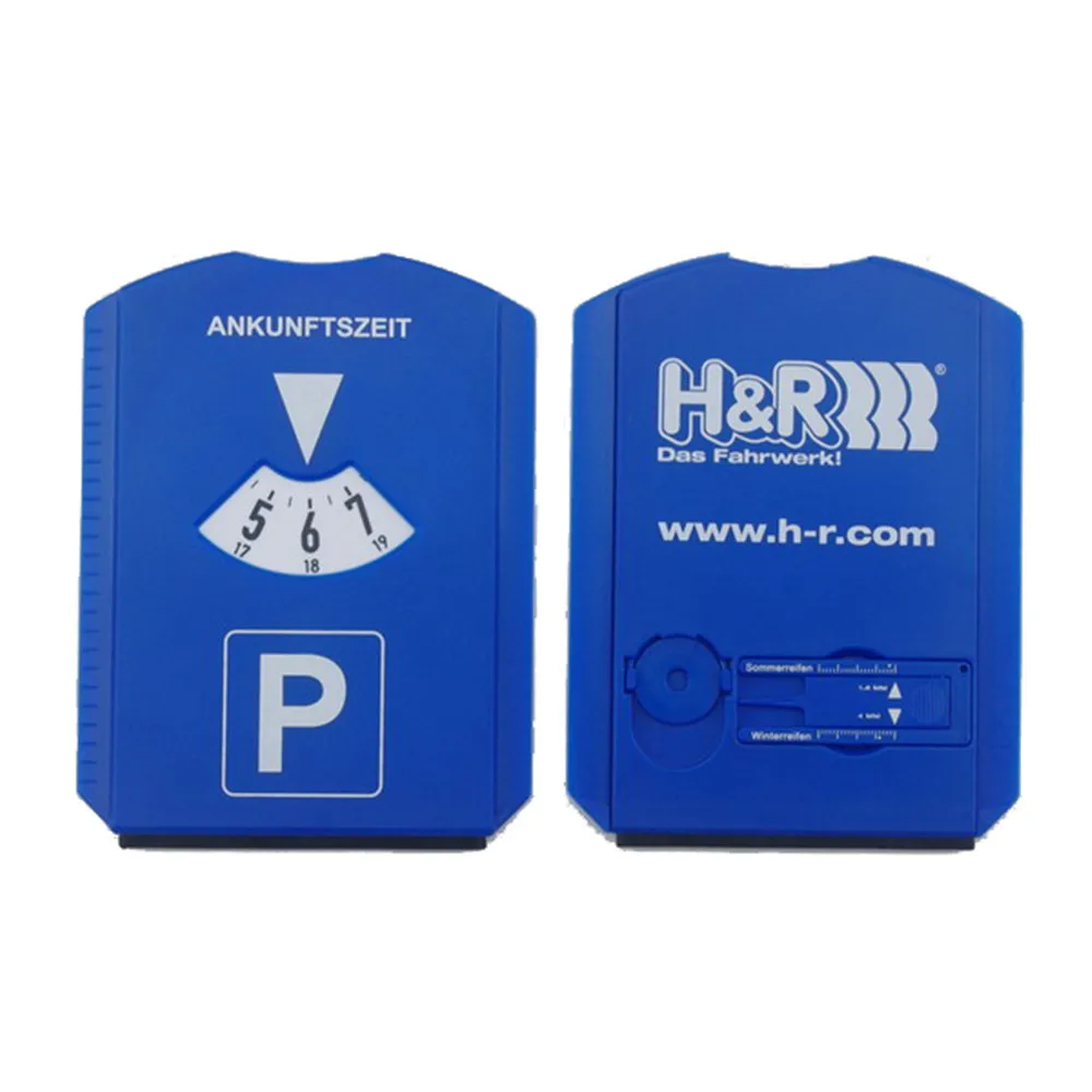 Custom logo wholesale blue plastic car parking disk timer disc Germany