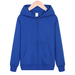 fashion plain thick fleece full-zip hoodies custom logo printed embroidered customizable men hoodies hoodie