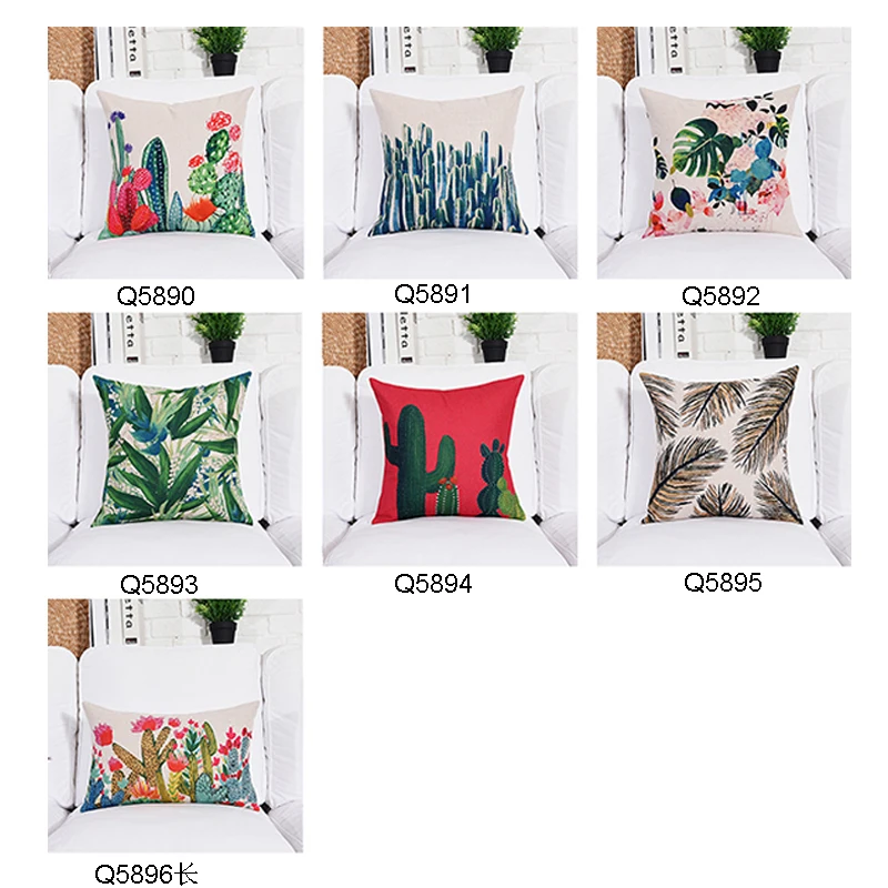 Hot Popular Cotton Linen Pillow Home Decorative Cushion Covers