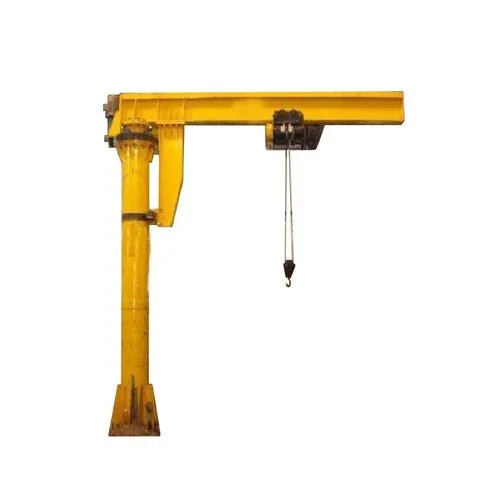 China Moving 3 Ton International Standard Pillar Mounted Floor Wall Cantilever Jib Crane With hoist