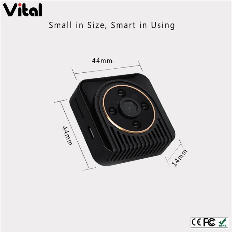 WIFI 720p mini camera,Wearable WiFi Mini Camera H5 with night vision and motion detection