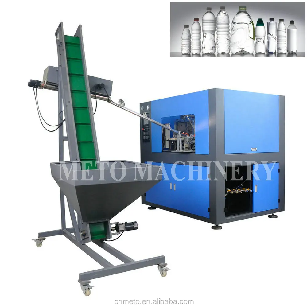 KM-600 6 полости ПЭТ бутылки (для воды) воздуходувки машина Servo