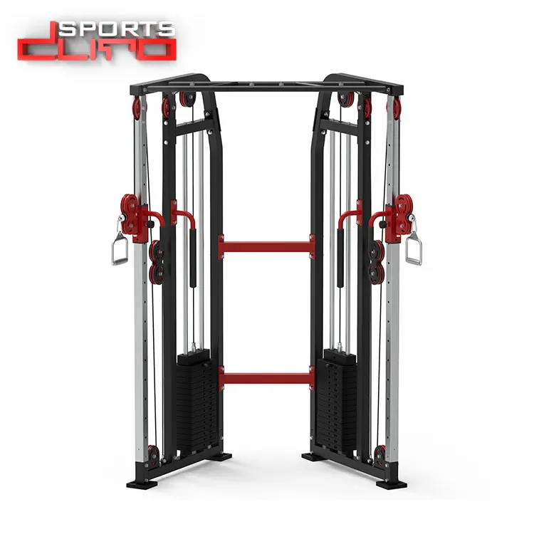 Customized manufacturer sliver fitness equipment exercise sports dual cable cross