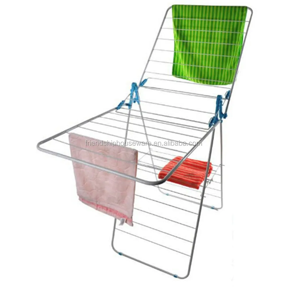 Factory Price Sturdy Steel Wire Adjustable X Wing Airer Made In China Manufacturer