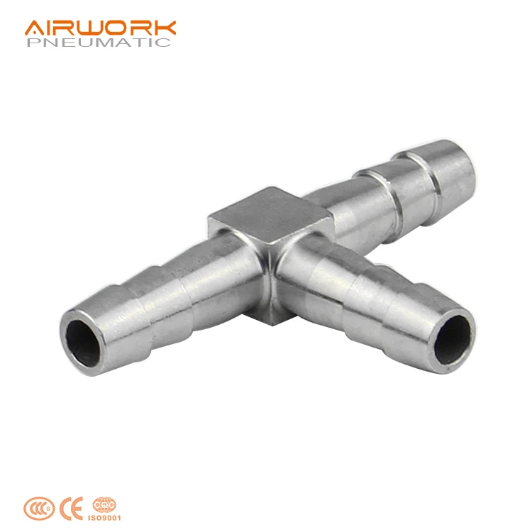 stainless steel air hose barbed pipe fitting barb fittings connections connector for plastic hoses