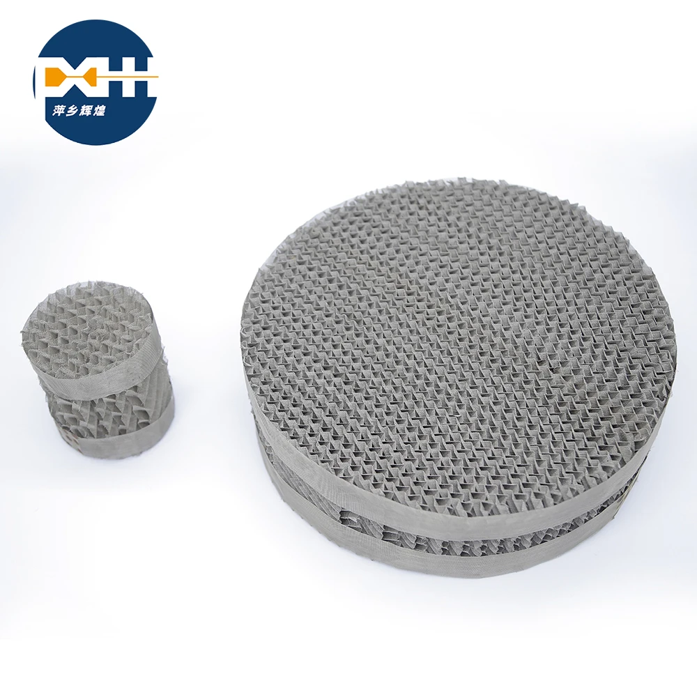 
low resistance wire gauze cockles Structured Packing For Distillation Column 